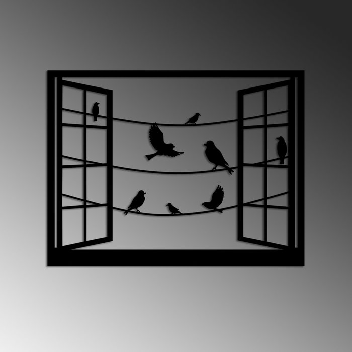 Wallity Birds in Front Of The Window - 3